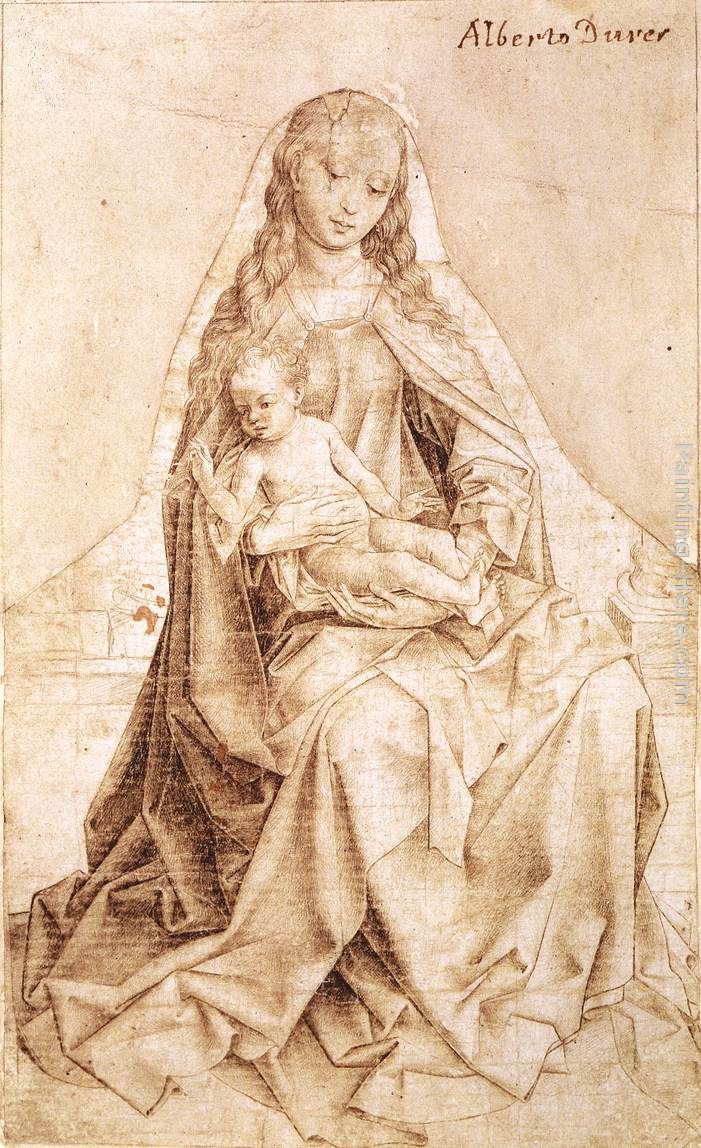 Virgin with the Blessing Child painting - Rogier van der Weyden Virgin with the Blessing Child art painting